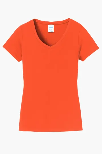 Port & Co Women's Fan Favorite V-Neck Tee — view 15