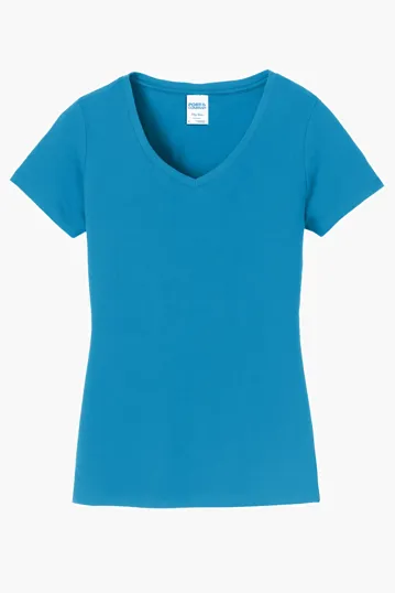 Port & Co Women's Fan Favorite V-Neck Tee — view 16