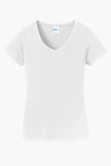 Port & Co Women's Fan Favorite V-Neck Tee — view 21