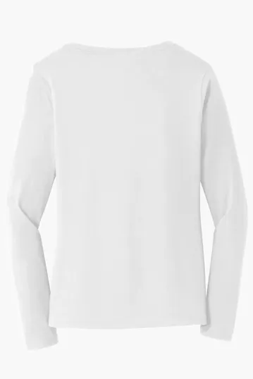 Port & Co Women's Long Sleeve Fan Favorite V-Neck Tee — view 23