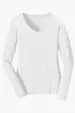 Port & Co Women's Long Sleeve Fan Favorite V-Neck Tee — view 12