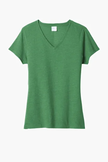 Port & Co Women's Fan Favorite Blend V-Neck Tee — view 2
