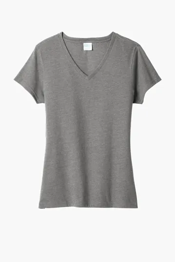 Port & Co Women's Fan Favorite Blend V-Neck Tee — view 6