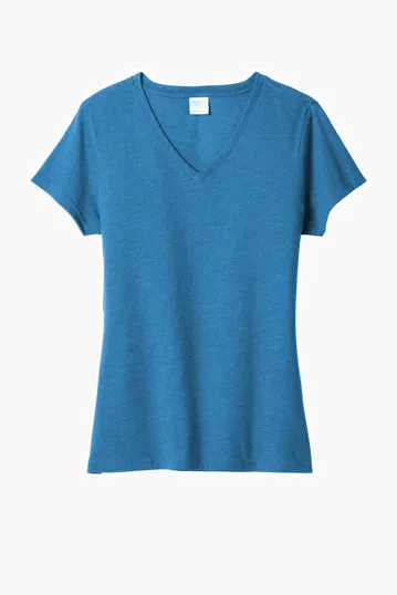 Port & Co Women's Fan Favorite Blend V-Neck Tee — view 9