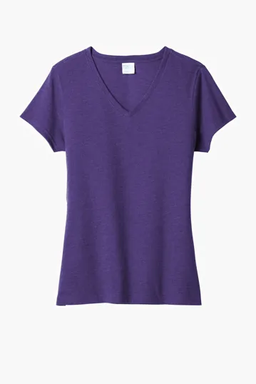 Port & Co Women's Fan Favorite Blend V-Neck Tee — view 12
