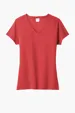 Port & Co Women's Fan Favorite Blend V-Neck Tee — view 4
