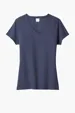 Port & Co Women's Fan Favorite Blend V-Neck Tee — view 11
