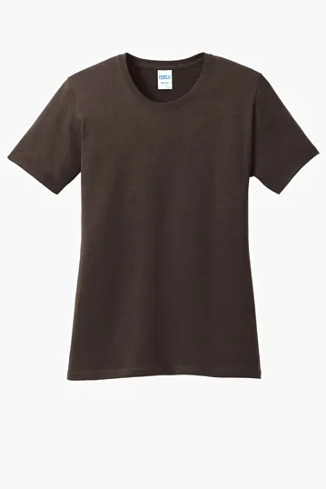 Port & Co Women's Core Cotton Tee — view 8