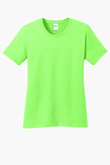 Port & Co Women's Core Cotton Tee — view 16