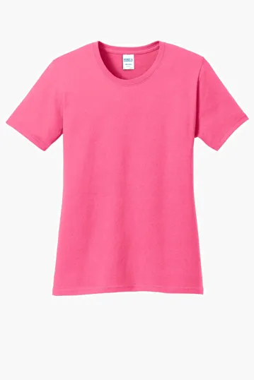 Port & Co Women's Core Cotton Tee — view 17