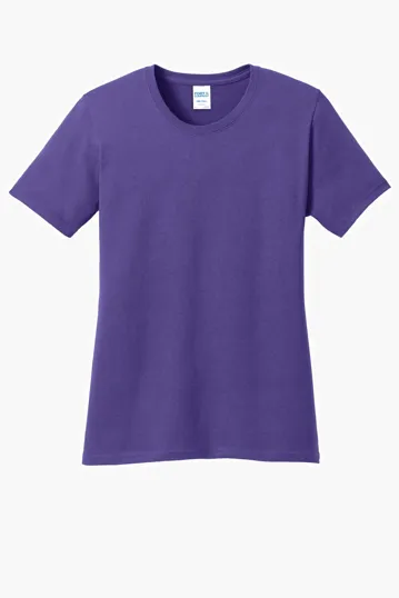 Port & Co Women's Core Cotton Tee — view 19