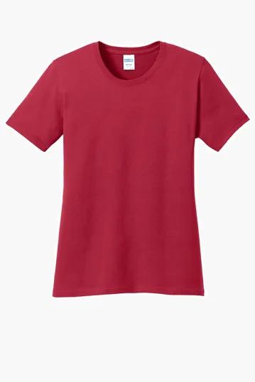 Port & Co Women's Core Cotton Tee — view 20