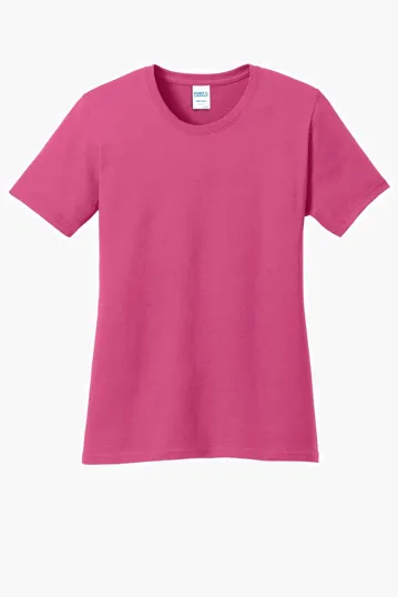 Port & Co Women's Core Cotton Tee — view 22