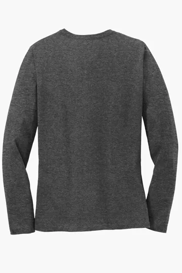 Port & Co Women's Long Sleeve Core Cotton Tee — view 24