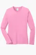 Port & Co Women's Long Sleeve Core Cotton Tee — view 5