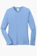 Port & Co Women's Long Sleeve Core Cotton Tee — view 11