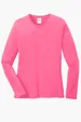 Port & Co Women's Long Sleeve Core Cotton Tee — view 13