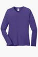 Port & Co Women's Long Sleeve Core Cotton Tee — view 14