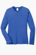 Port & Co Women's Long Sleeve Core Cotton Tee — view 16