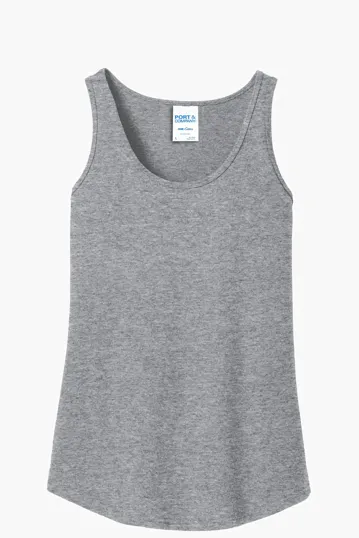 Port & Co Women's Core Cotton Tank Top — view 2