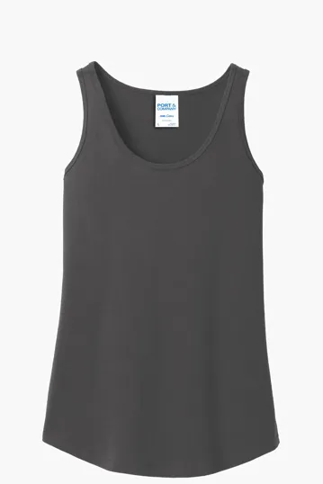 Port & Co Women's Core Cotton Tank Top — view 3