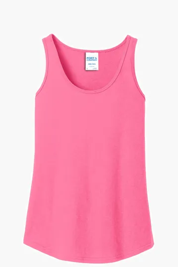 Port & Co Women's Core Cotton Tank Top — view 8