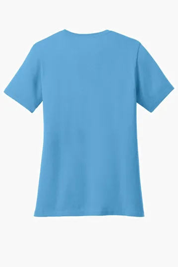 Port & Co Women's Core Cotton V-Neck Tee — view 29