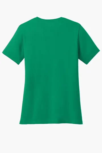 Port & Co Women's Core Cotton V-Neck Tee — view 37