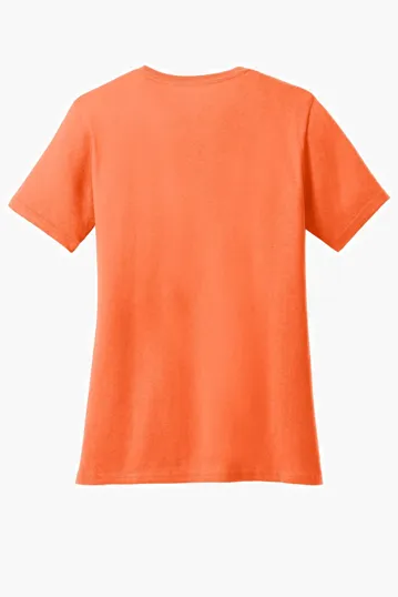 Port & Co Women's Core Cotton V-Neck Tee — view 43