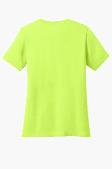 Port & Co Women's Core Cotton V-Neck Tee — view 45