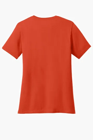 Port & Co Women's Core Cotton V-Neck Tee — view 46