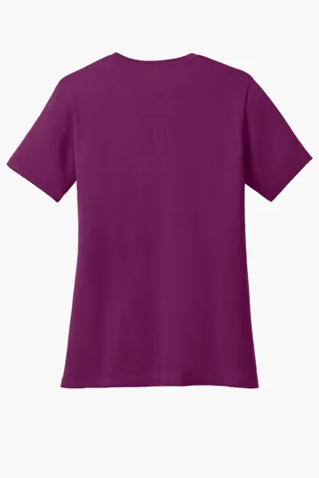 Port & Co Women's Core Cotton V-Neck Tee — view 48