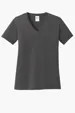 Port & Co Women's Core Cotton V-Neck Tee — view 6