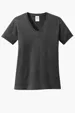 Port & Co Women's Core Cotton V-Neck Tee — view 8