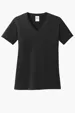 Port & Co Women's Core Cotton V-Neck Tee — view 9