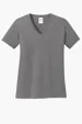 Port & Co Women's Core Cotton V-Neck Tee — view 12