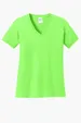 Port & Co Women's Core Cotton V-Neck Tee — view 15