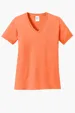 Port & Co Women's Core Cotton V-Neck Tee — view 16