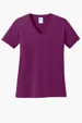 Port & Co Women's Core Cotton V-Neck Tee — view 21