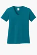 Port & Co Women's Core Cotton V-Neck Tee — view 26