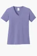 Port & Co Women's Core Cotton V-Neck Tee — view 27