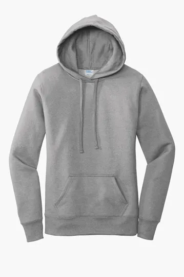 Port & Co Women's Core Fleece Pullover Hooded Sweatshirt — view 2