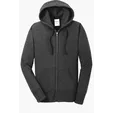 Port & Co Women's Core Fleece Full-Zip Hooded Sweatshirt — view 4
