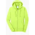 Port & Co Women's Core Fleece Full-Zip Hooded Sweatshirt — view 9