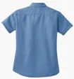 Port & Co Women's Short Sleeve Value Denim Shirt — view 4