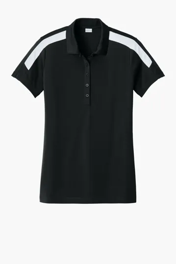 Sport-Tek Women's Competitor United Polo — view 4