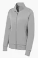 Sport-Tek Women's Sport-Wick Fleece Full-Zip Jacket — view 7