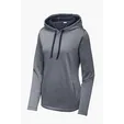 Sport-Tek Women's PosiCharge Sport-Wick Heather Fleece Hooded Pullover — view 5