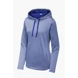 Sport-Tek Women's PosiCharge Sport-Wick Heather Fleece Hooded Pullover — view 6