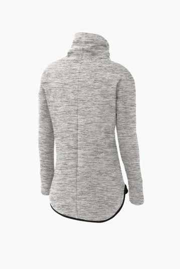 Sport-Tek Women's Triumph Cowl Neck Pullover — view 7